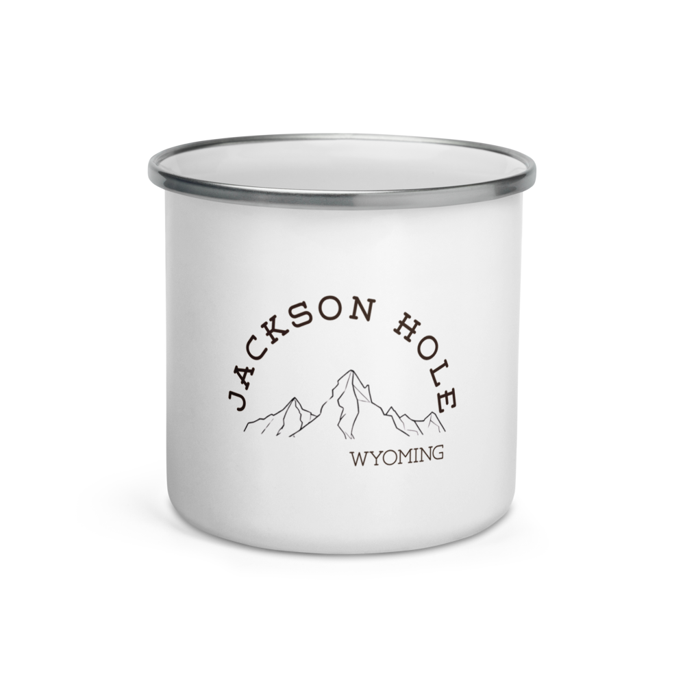 Jackson Hole Enamel Mug